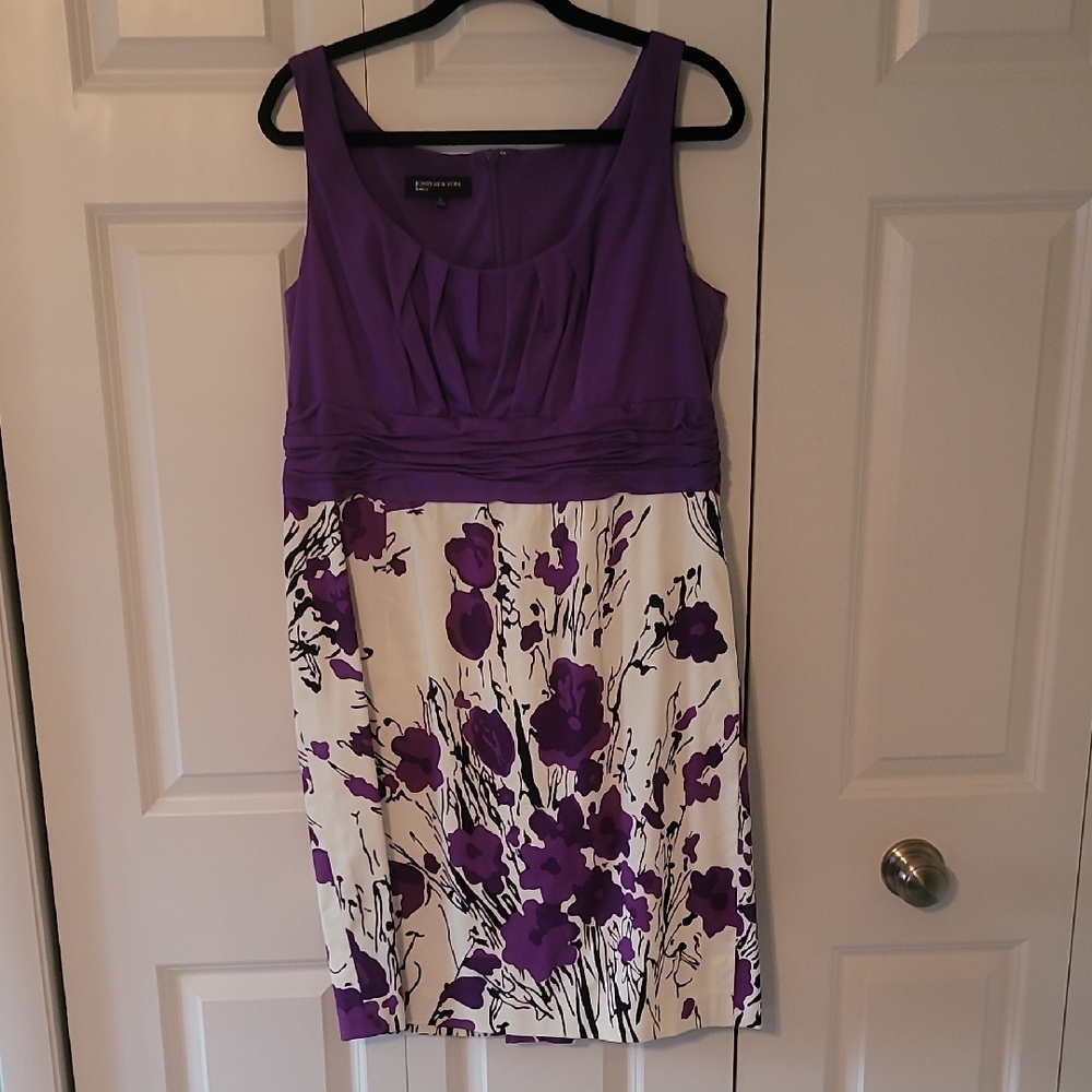 Jones New York Ruched Dress